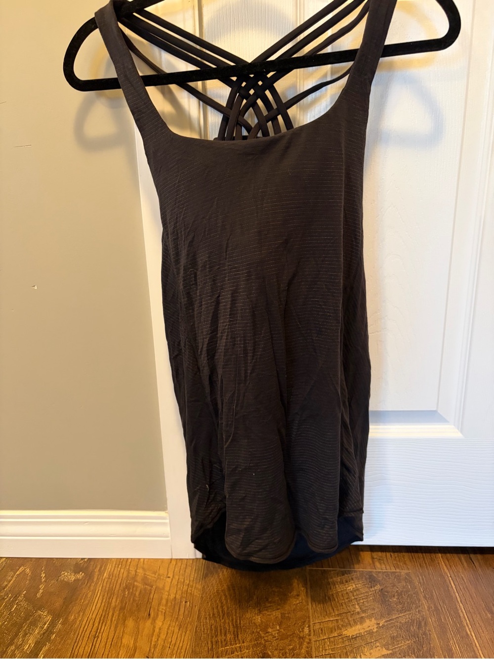 Lululemon Black Tank Top with built in bra